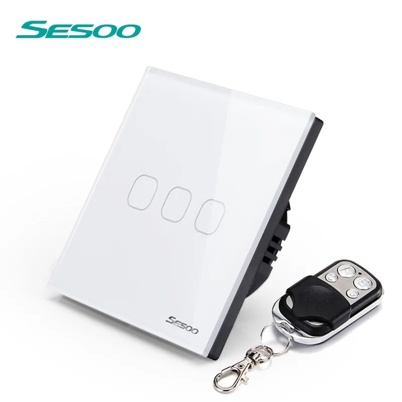 Smart Home Touchscreen Control Panel - SESOO sakelar sentuh jarak jauh, 3
