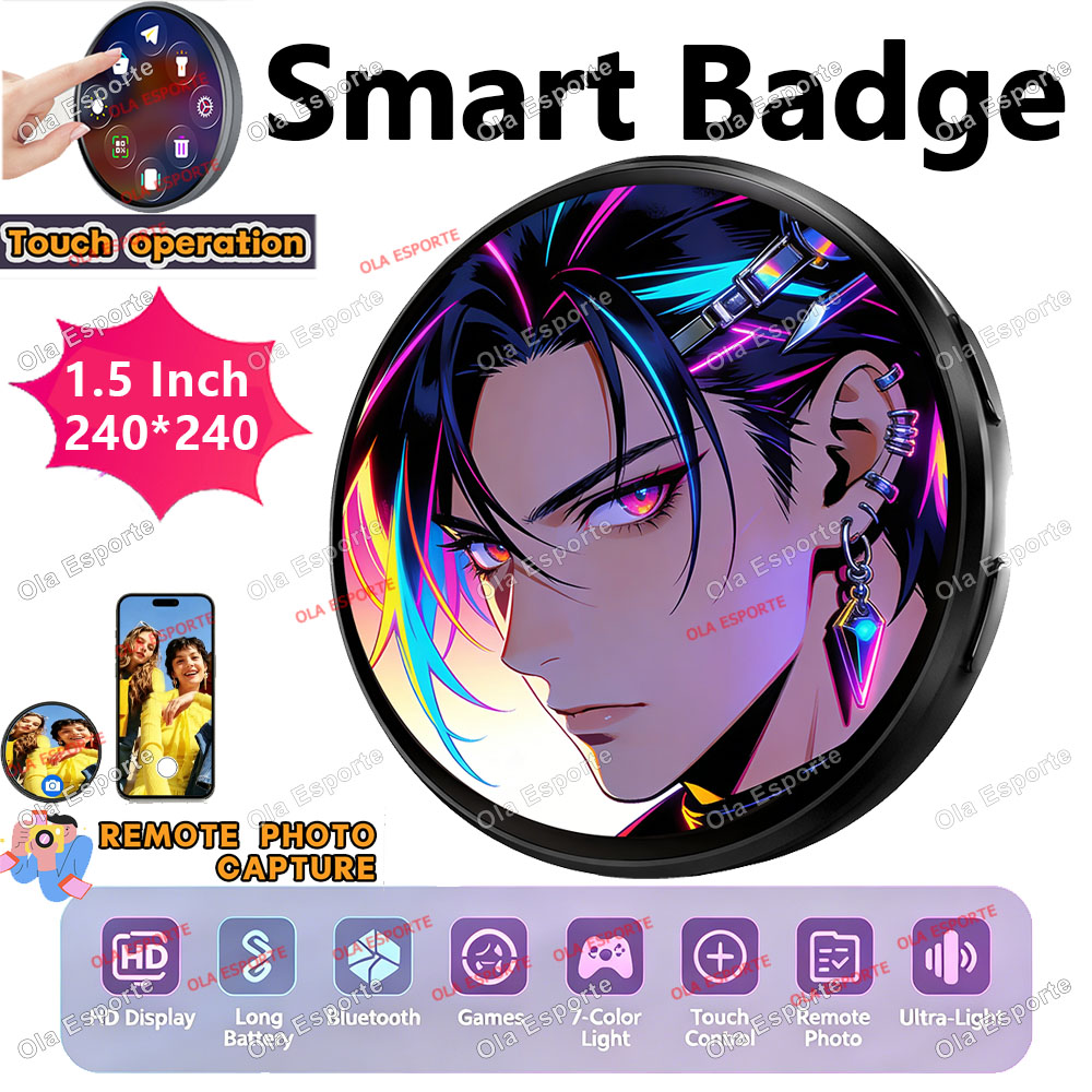 Smart Home Icon - Lencana Elektronik Dinamis Anime HD Layar