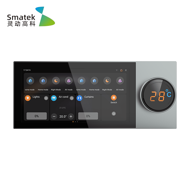 Smart Home Touchscreen Control Panel - Sistem Rumah Pintar KNX EIB Multifungsi