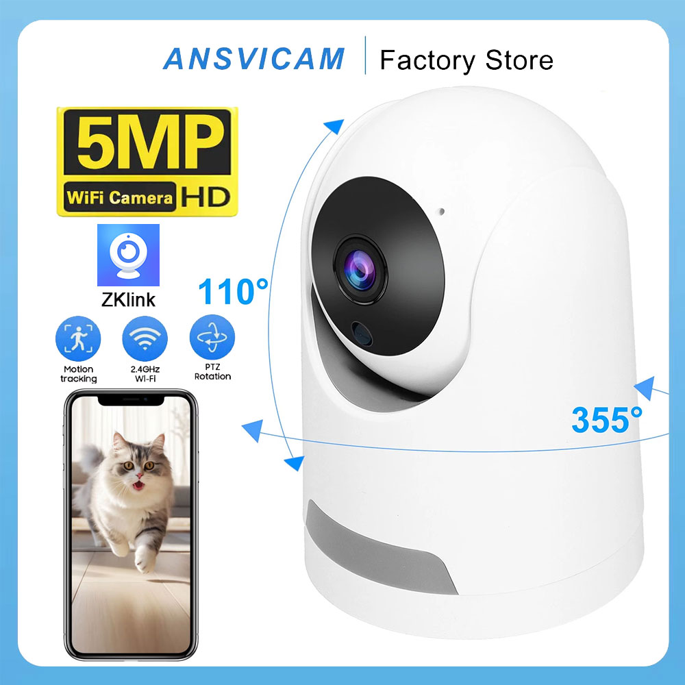 Smart Home Windows App - ANSVICAM 2K 5MP Kamera Keamanan Rumah