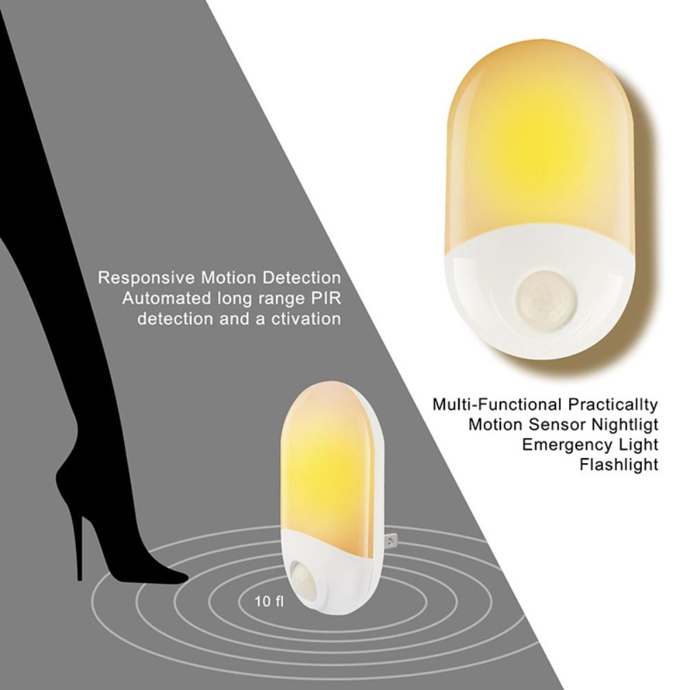 Smart Baby Night Light - Lampu Malam LED Sensor Cerdas, Lampu
