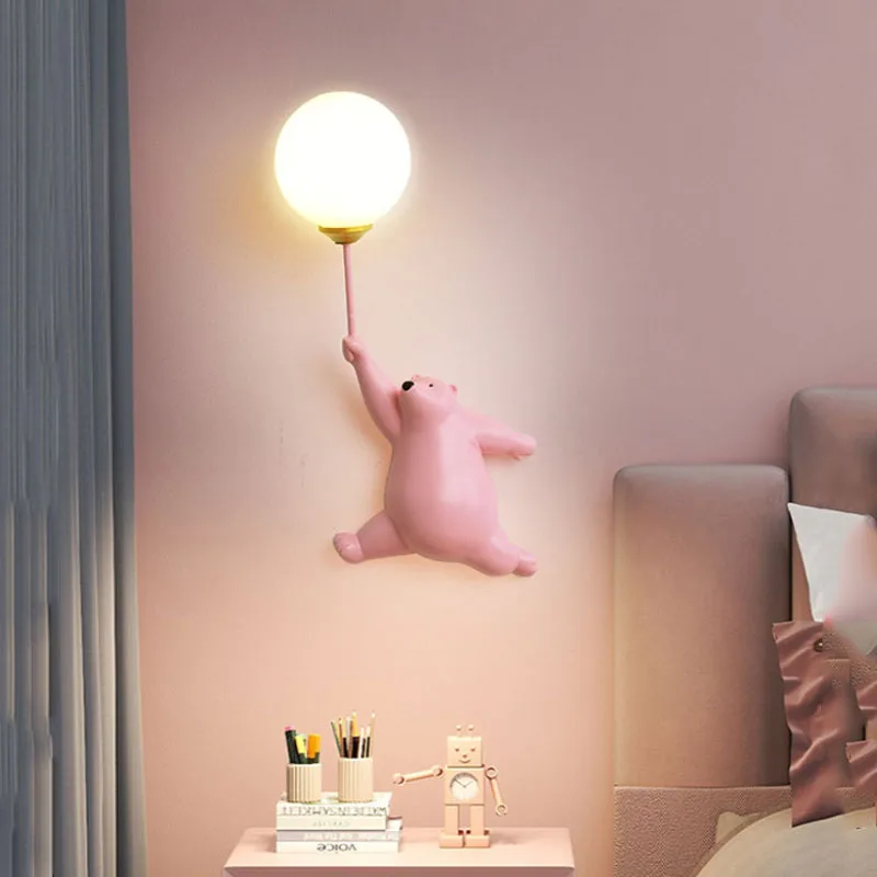 Smart Baby Night Light - Lampu Dinding LED beruang kutub kartun