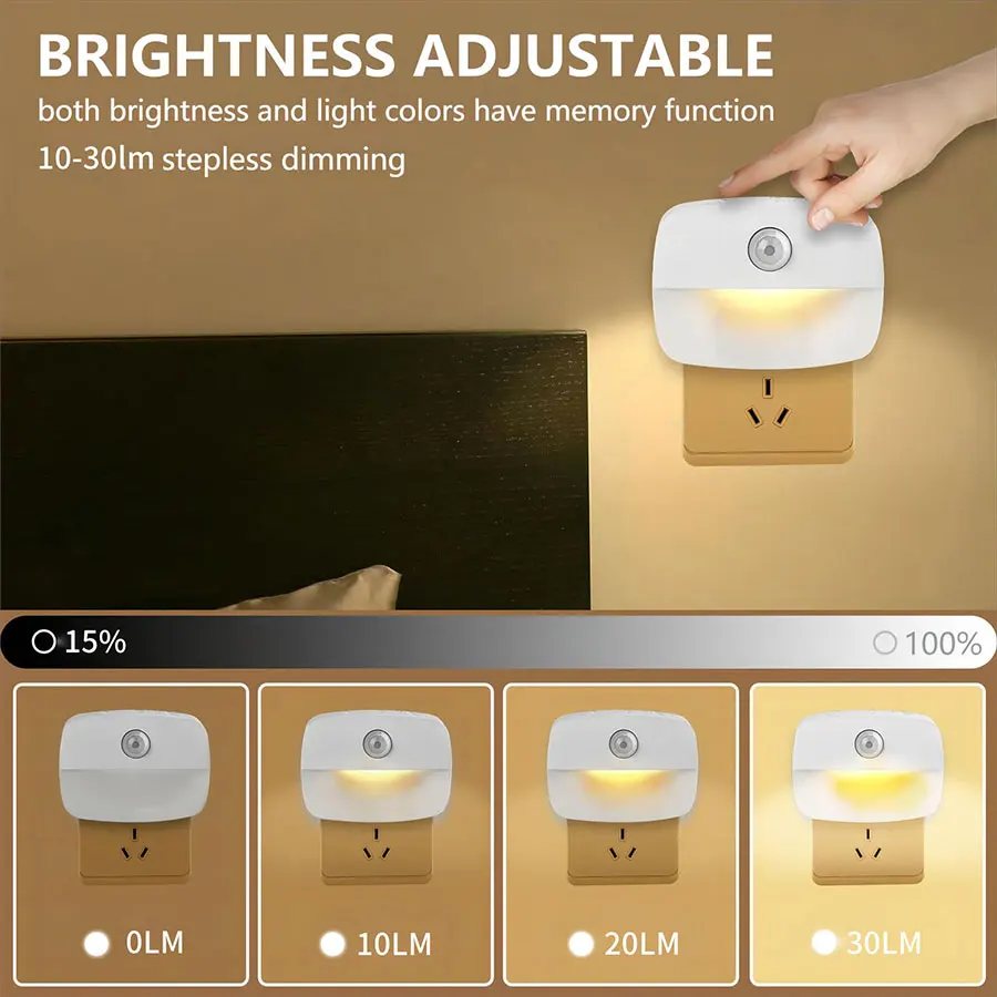 Smart Baby Night Light - Lampu Malam LED Sensor dengan Soket