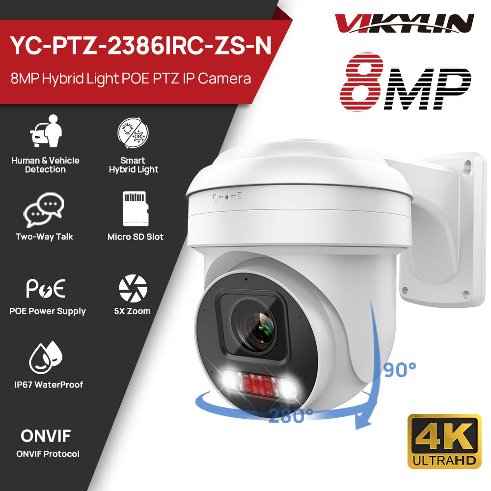 Smart Home Microsoft - Vikylin PTZ 5X Zoom Optik 8MP