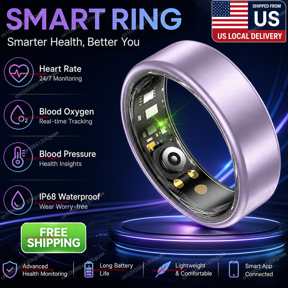 Smart Home Trainer - Cincin Pintar Pemantau Detak Jantung, Oksigen
