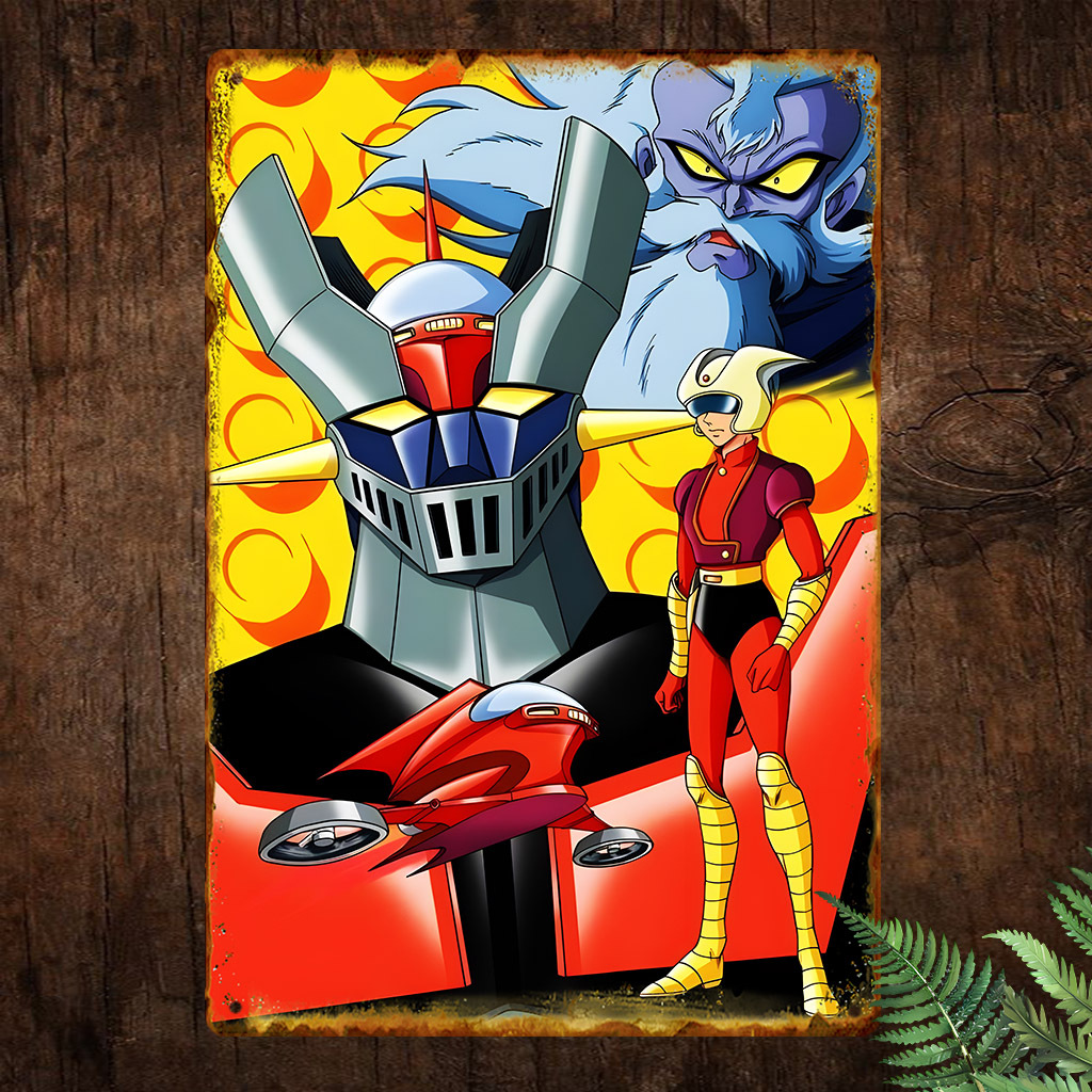 Smart Home Icon - Poster Tanda Logam Aluminium Vintage, Karya