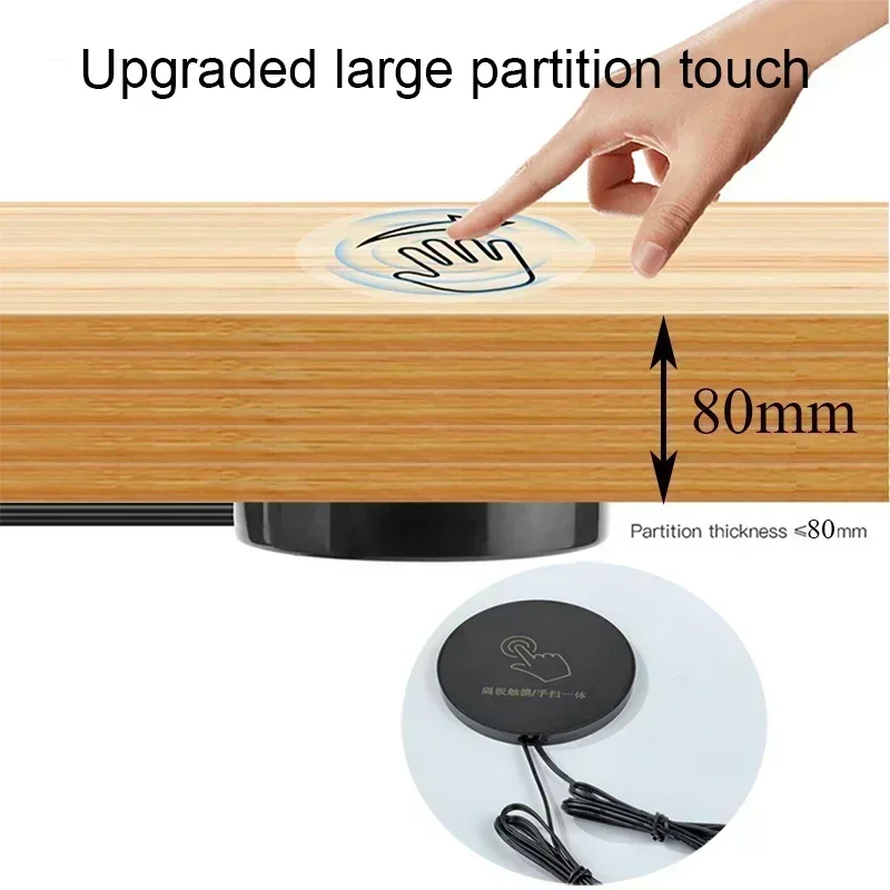 Smart Home Touchscreen Control Panel - Sakelar Sensor Sentuh Dapat Diredupkan LED