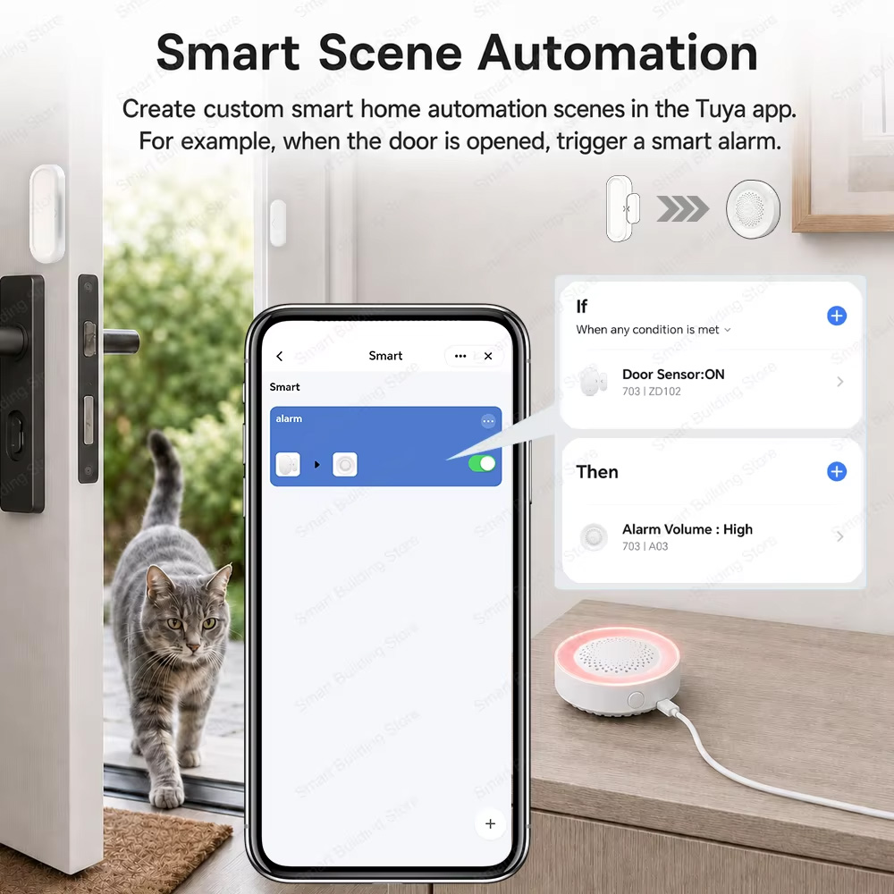 Sensor Pintu Jendela Tahan Air - Smart Home Zentrale ulasan dan harga