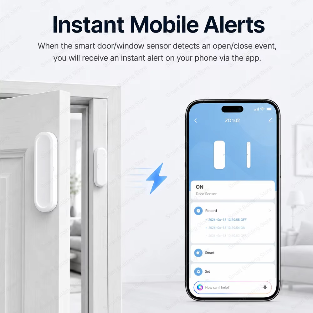 Sensor Pintu Jendela Tahan Air - Smart Home Zentrale ulasan dan harga