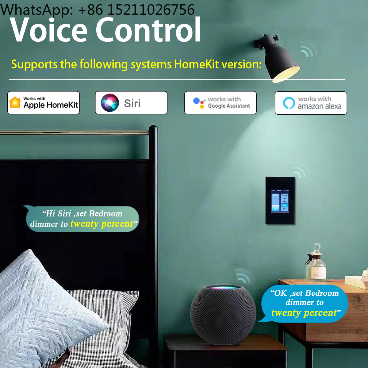 Panel Kontrol Layar Sentuh LCD - Smart Home Touchscreen Control Panel ulasan dan harga