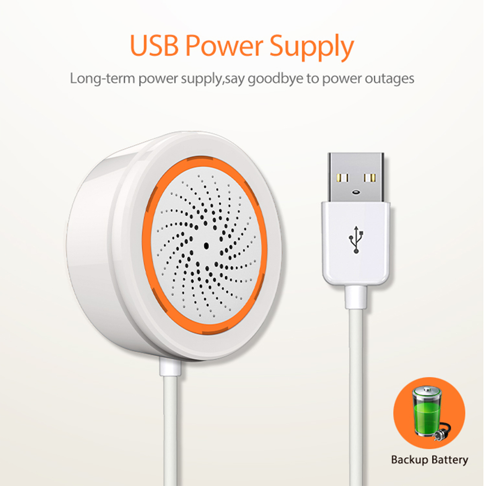 Coolcam Tuya Zigbee Alarm Sire - Smart Home Gira ulasan dan harga