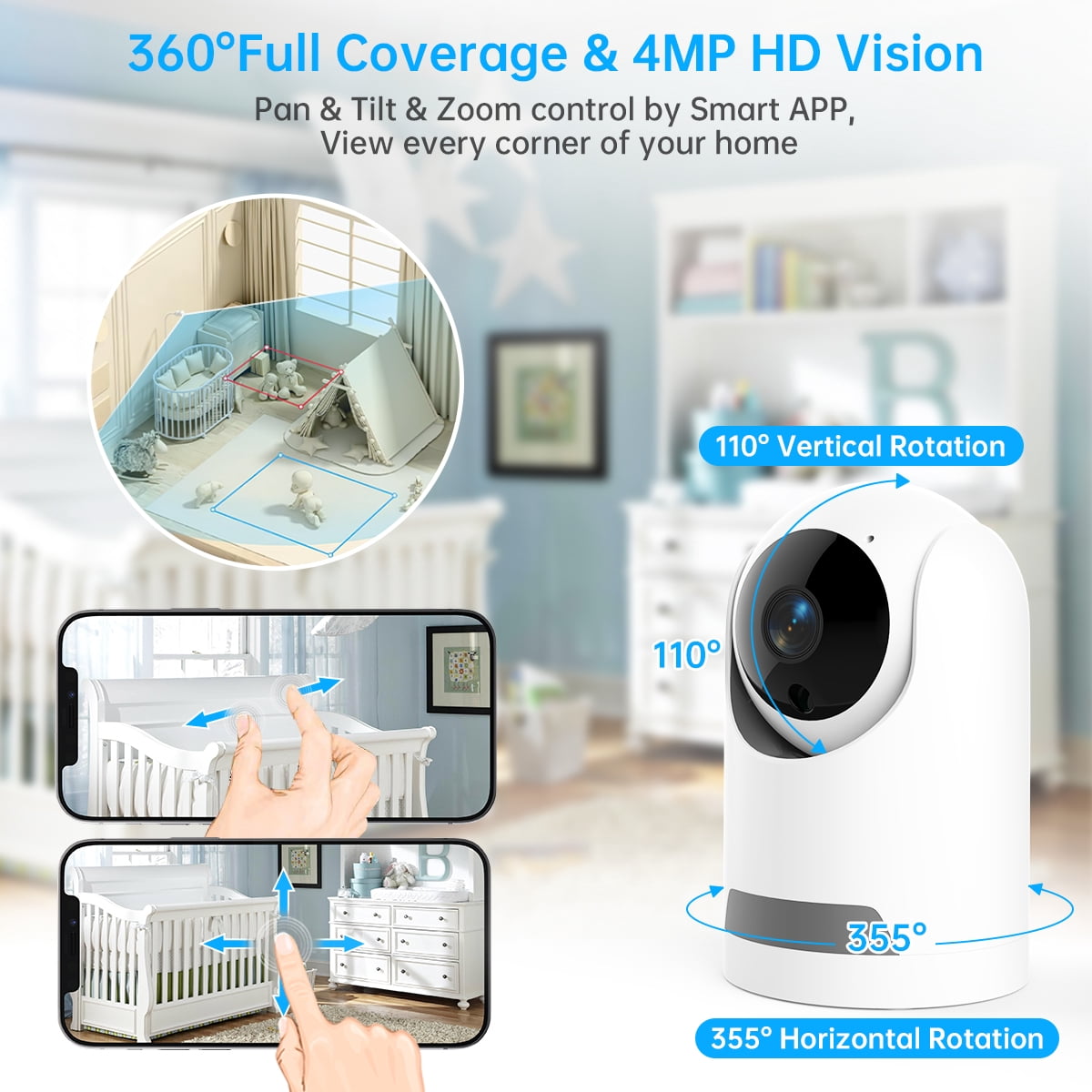 ANSVICAM 2K 5MP Kamera Keamana - Smart Home Windows App ulasan dan harga