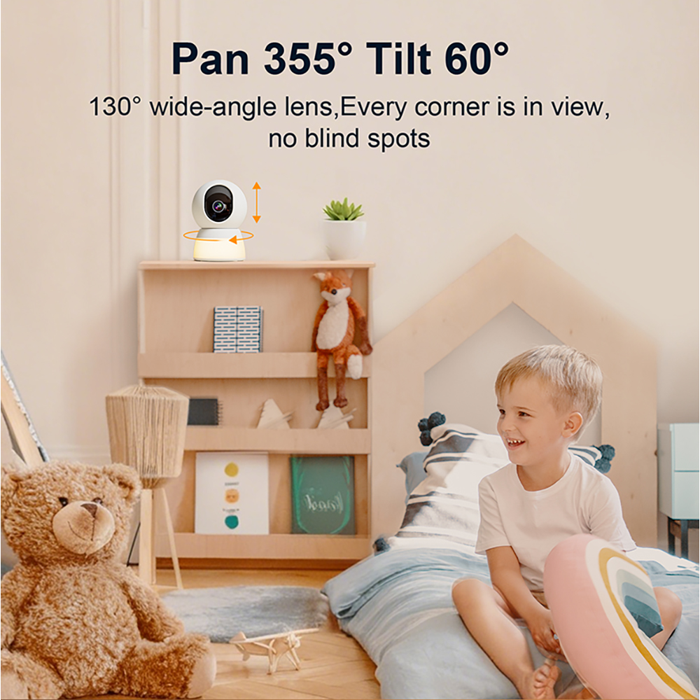 Kamera WIFI 5G 3MP dengan lamp - Smart Baby Night Light ulasan dan harga