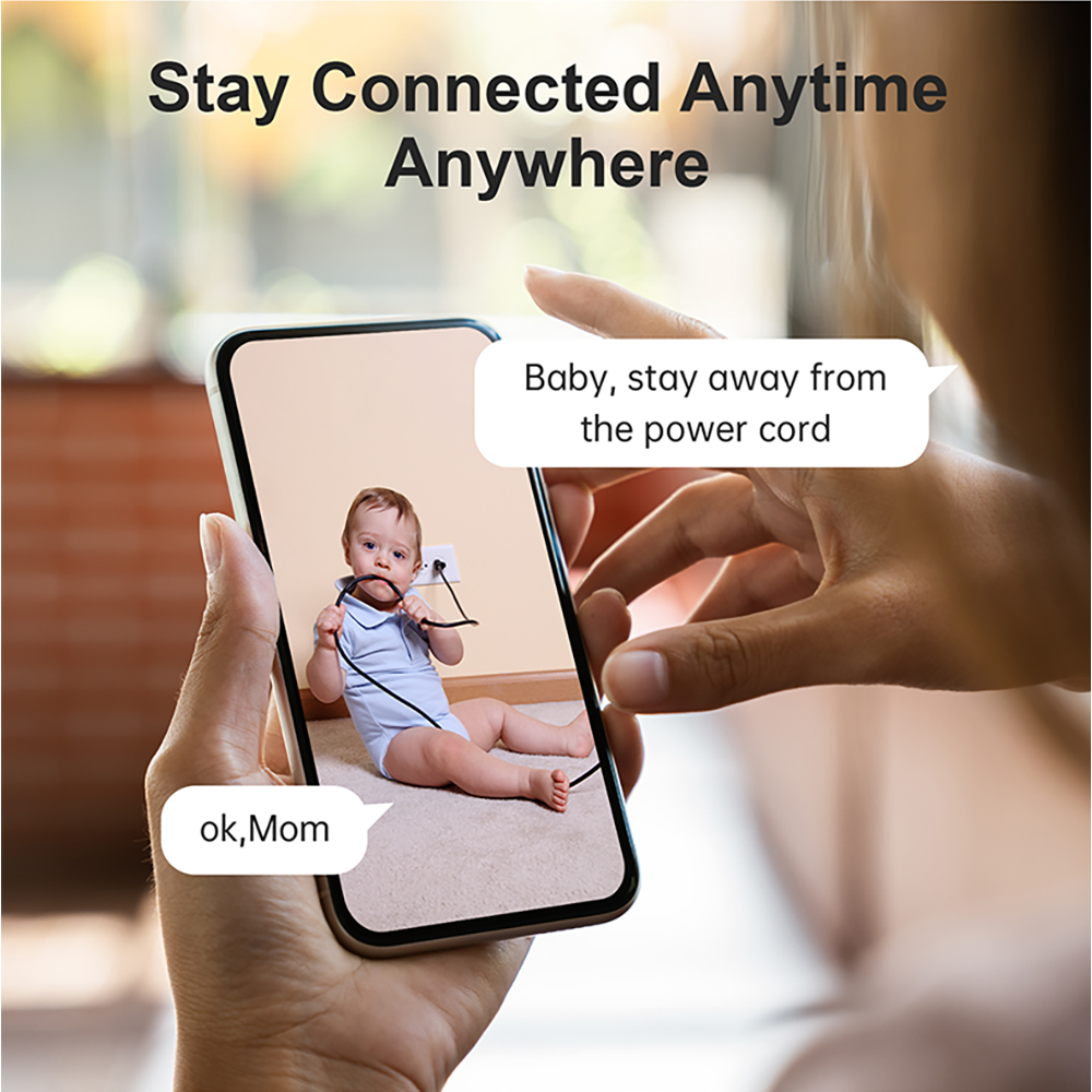 Kamera WIFI 5G 3MP dengan lamp - Smart Baby Night Light ulasan dan harga