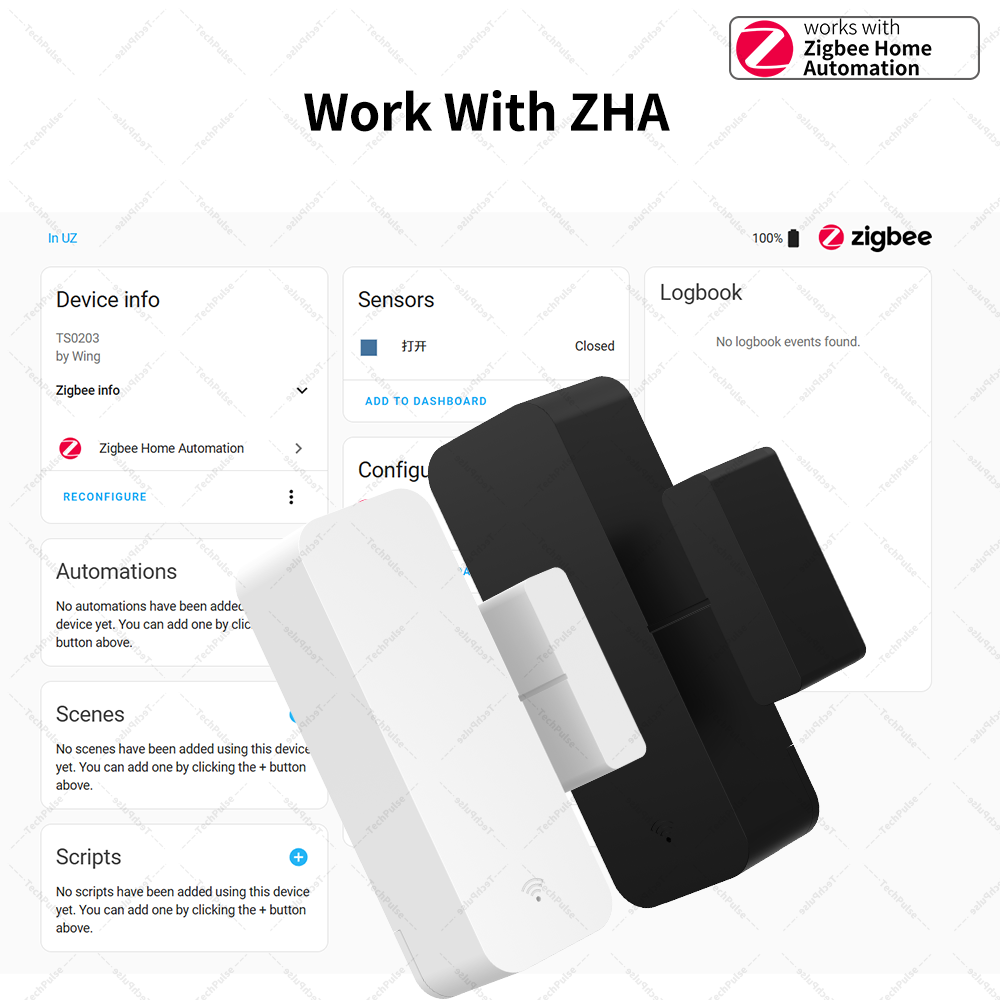 Sensor Kontak Jendela Pintu Zi - Smart Home Zentrale ulasan dan harga