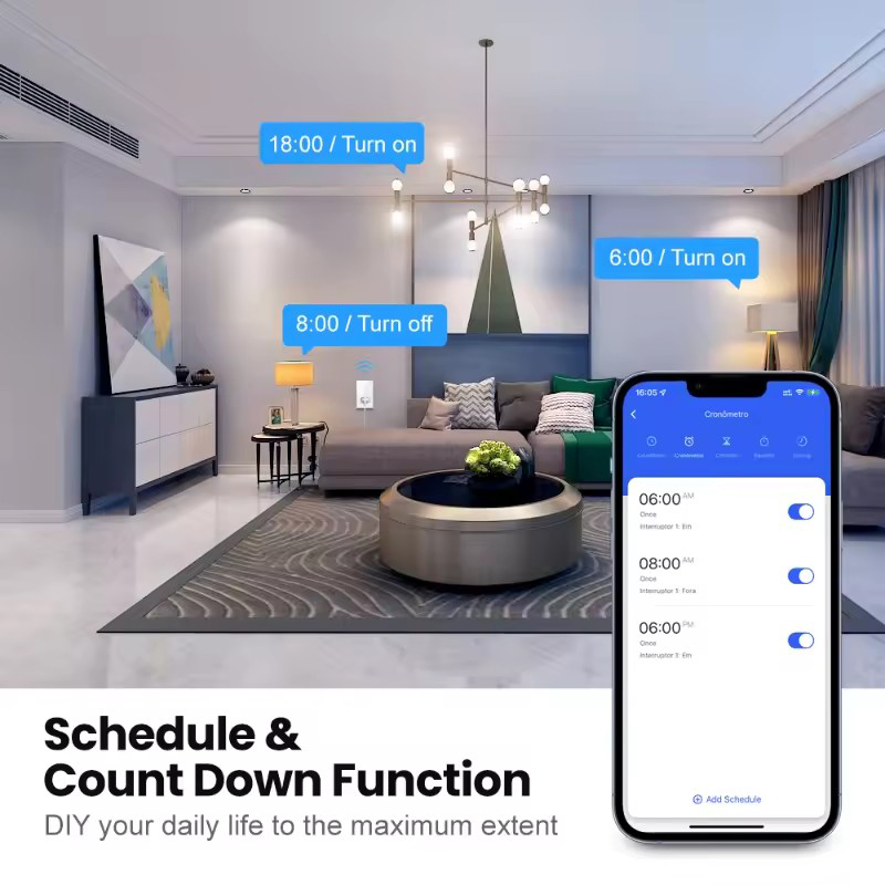 UNKAS Wifi Smart Brazil Saklar - Smart Home Panel ulasan dan harga