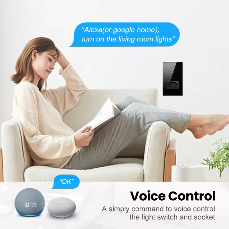 UNKAS Wifi Smart Brazil Saklar - Smart Home Panel ulasan dan harga