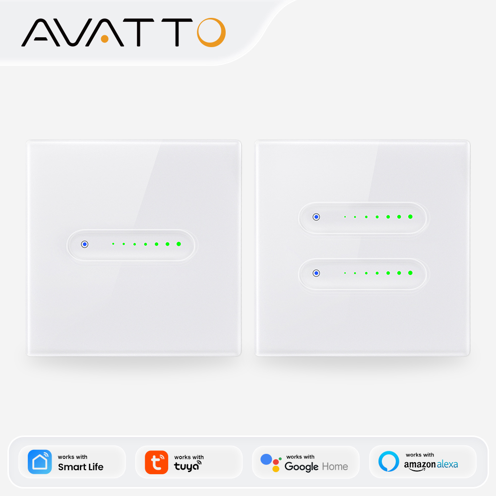 AVATTO WiFi 1/2 Gang Smart Dim - Smart Home Touchscreen Control Panel ulasan dan harga