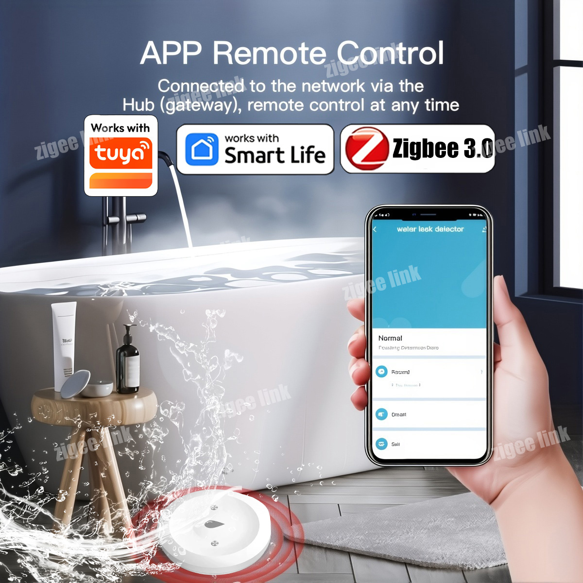 Sensor Air ZigBee 3.0 Detektor - Smart Home Zentrale ulasan dan harga