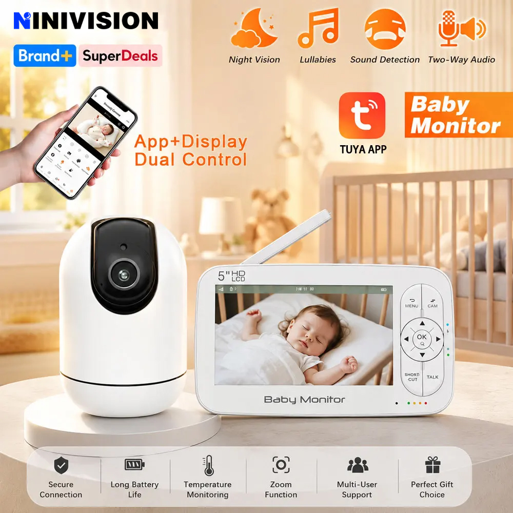 Monitor Bayi WiFi Pintar Layar - Smart Baby Night Light ulasan dan harga