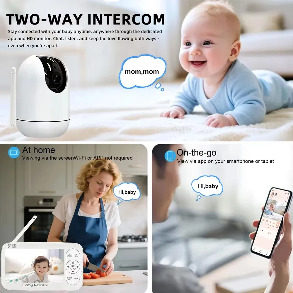 Monitor Bayi WiFi Pintar Layar - Smart Baby Night Light ulasan dan harga