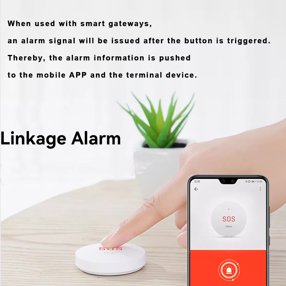 Tombol Darurat SOS Zigbee Tuya - Smart Home Gira ulasan dan harga