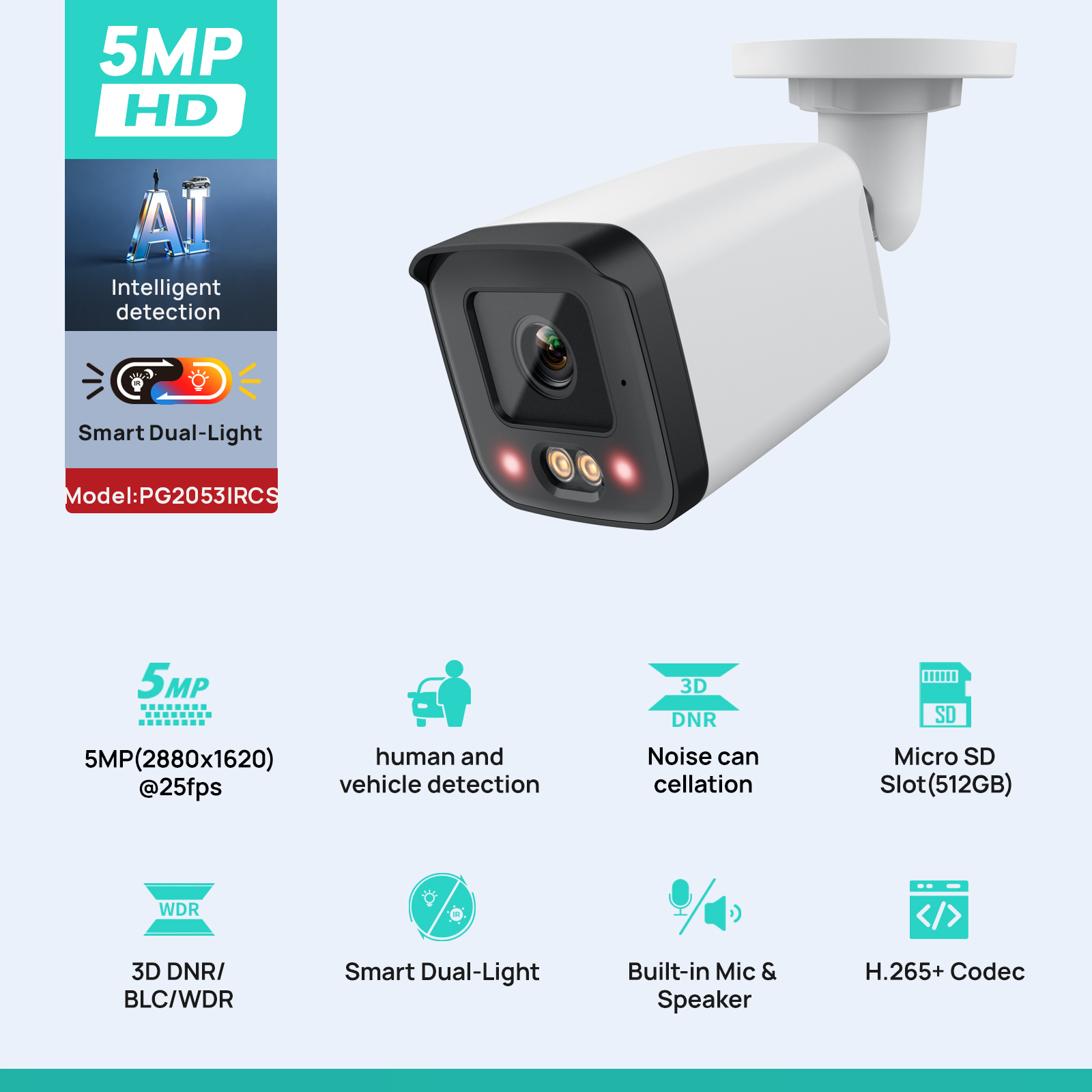 Kamera Keamanan IP VIKYLIN 5MP - Smart Home Microsoft ulasan dan harga