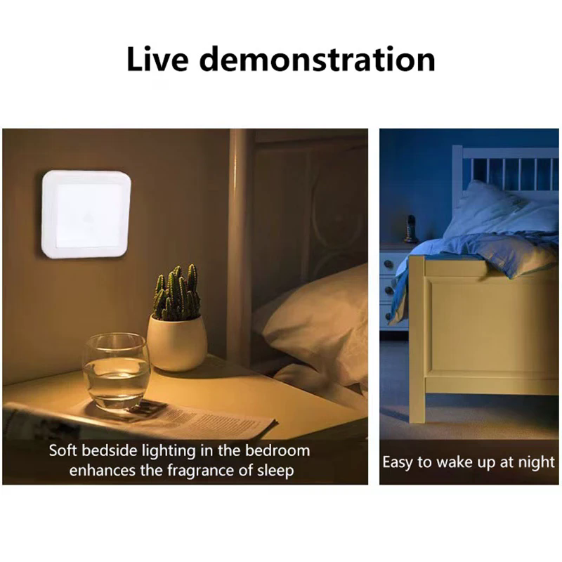 Lampu Malam LED Sensor Gerak T - Smart Baby Night Light ulasan dan harga