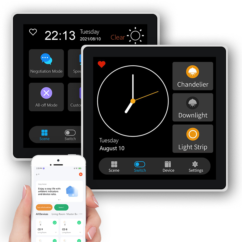 FUERS Layar Sentuh 4 Inci Sake - Smart Home Touchscreen Control Panel ulasan dan harga