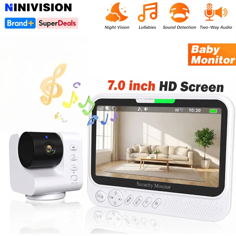 Monitor Bayi Pintar Layar HD 7 - Smart Baby Night Light ulasan dan harga