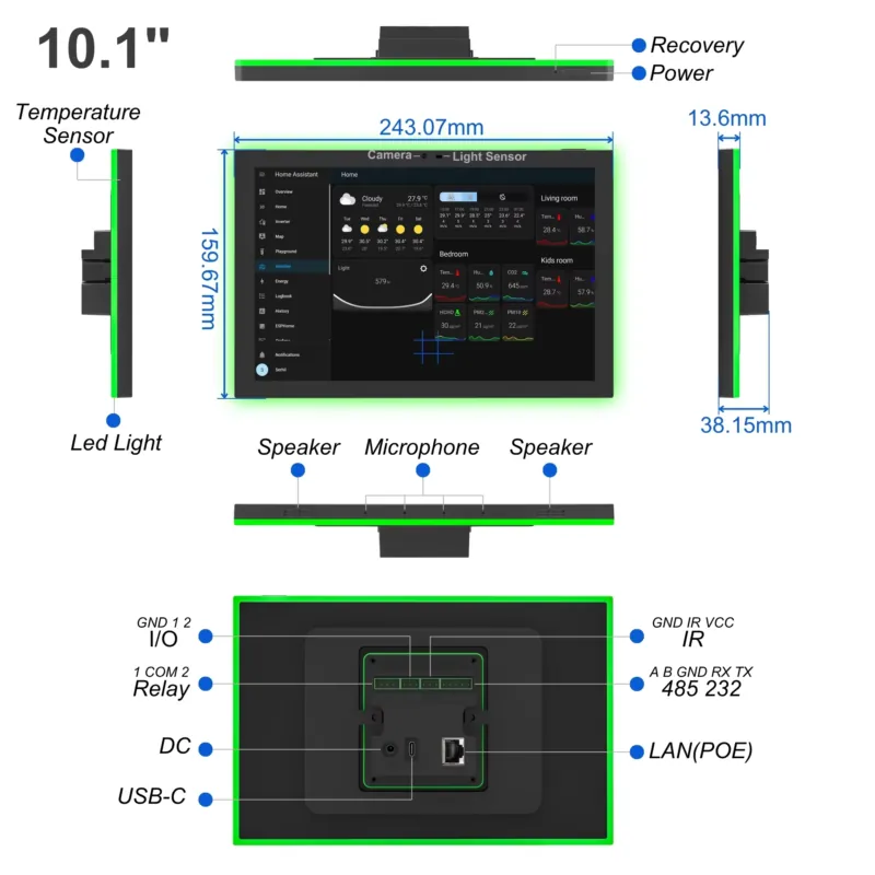 Panel Rumah Pintar Home Assist - Smart Home Panel ulasan dan harga